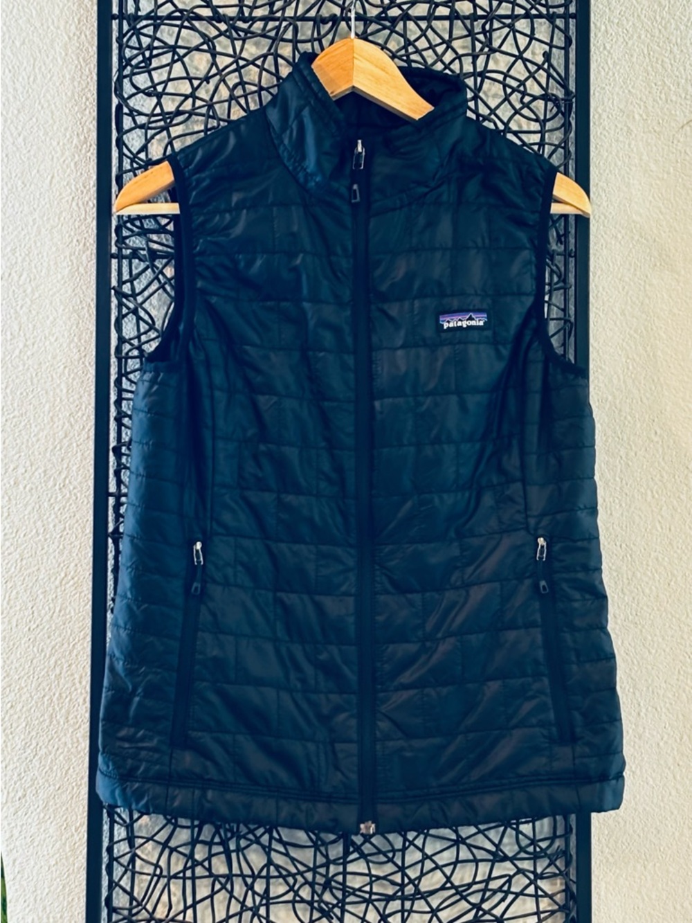 Patagonia Black Quilted Packable Vest